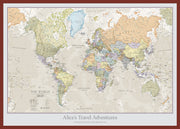 PS01192_S_PINOK - Personalised Classic World Map