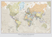 PS01192_H_LAMIN - Personalised Classic World Map