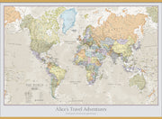 PS01192_M_LWDHB - Personalised Classic World Map