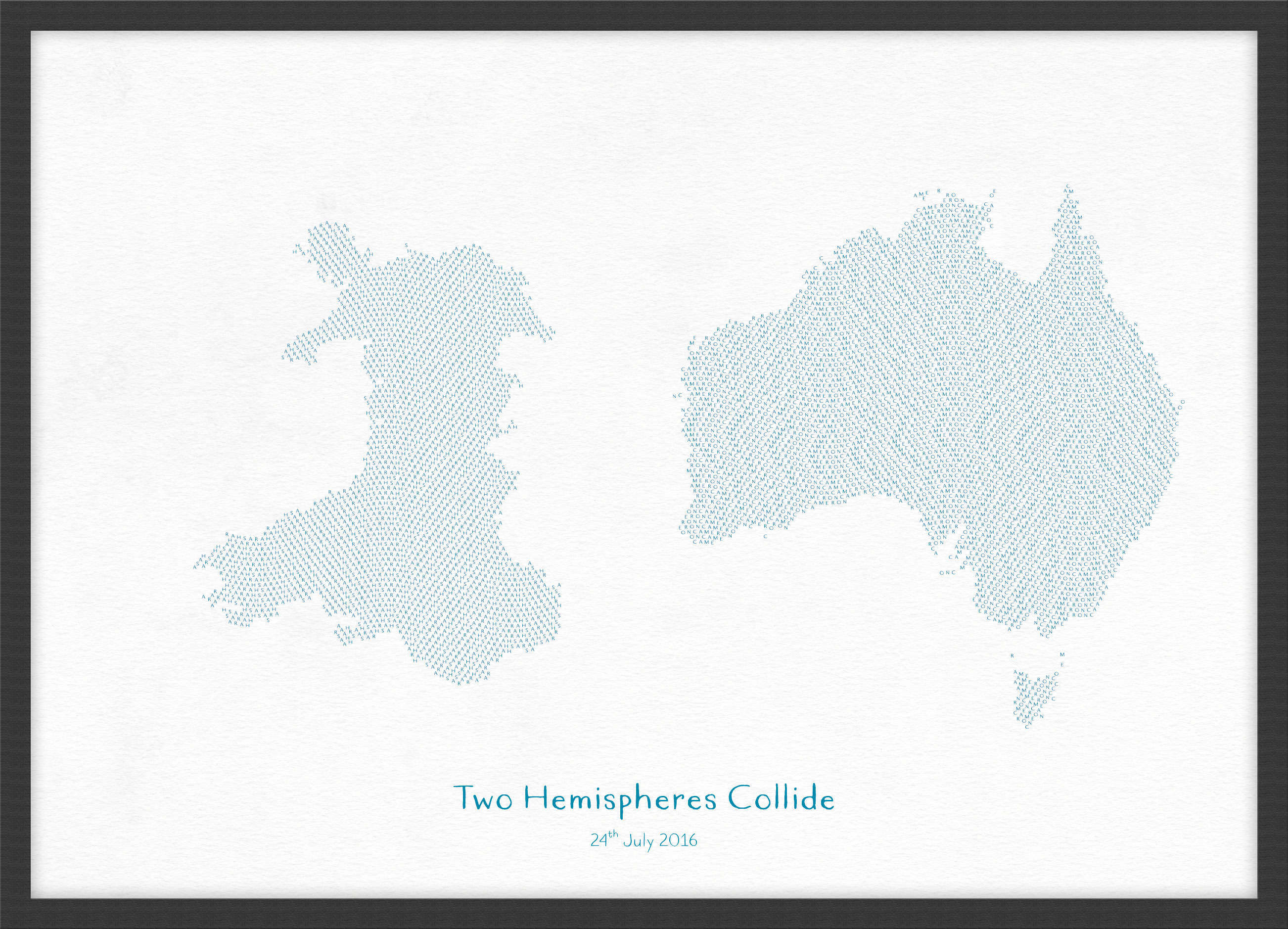 PS01603_S_WDBLA - Personalised Country Name Text Map Print - Petrol Blue