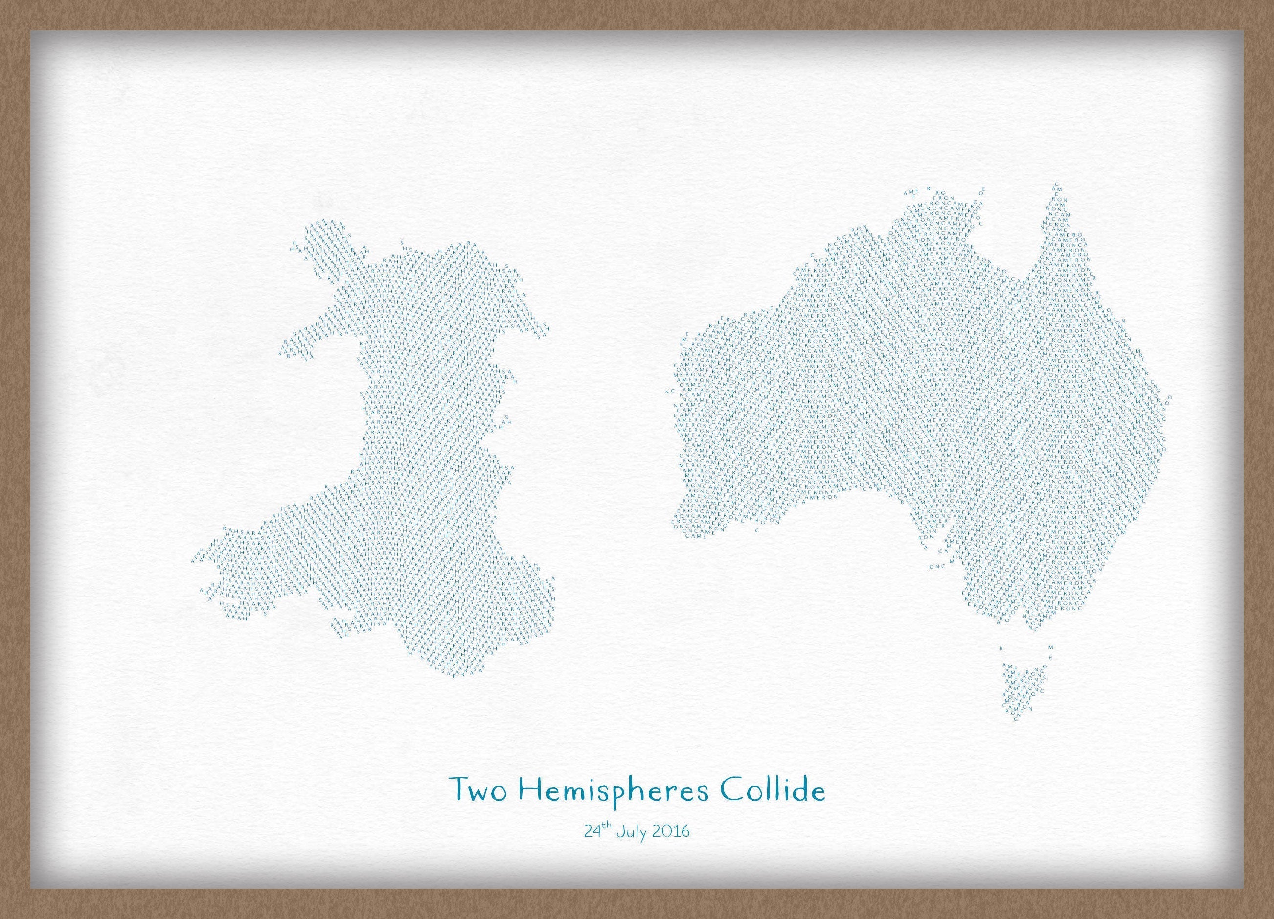 PS01603_3_WDOAK - Personalised Country Name Text Map Print - Petrol Blue