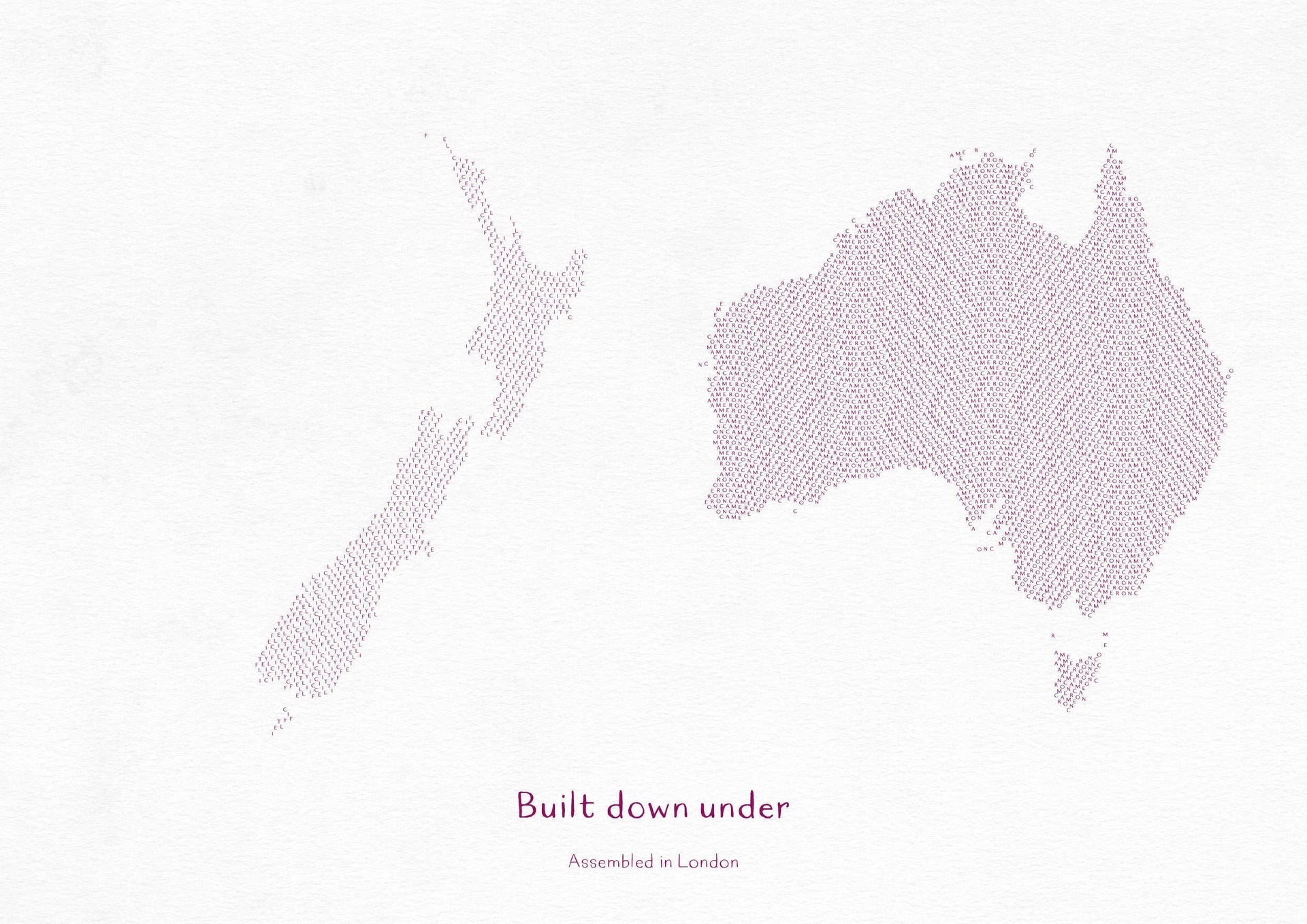 PS01604_3_MATTP Personalised Country Name Text Map Print