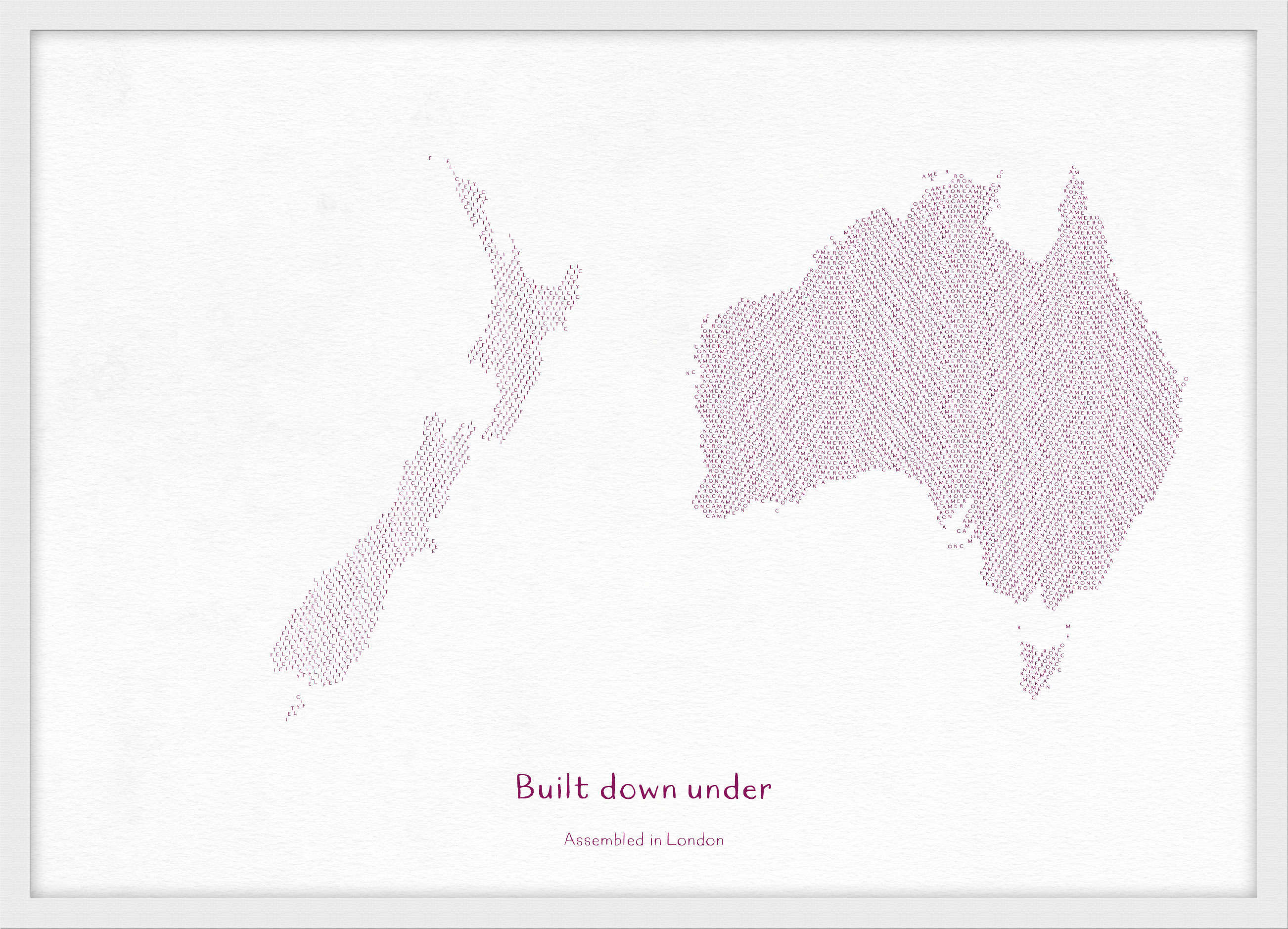PS01604_3_WDWHI - Personalised Country Name Text Map Print - Plum