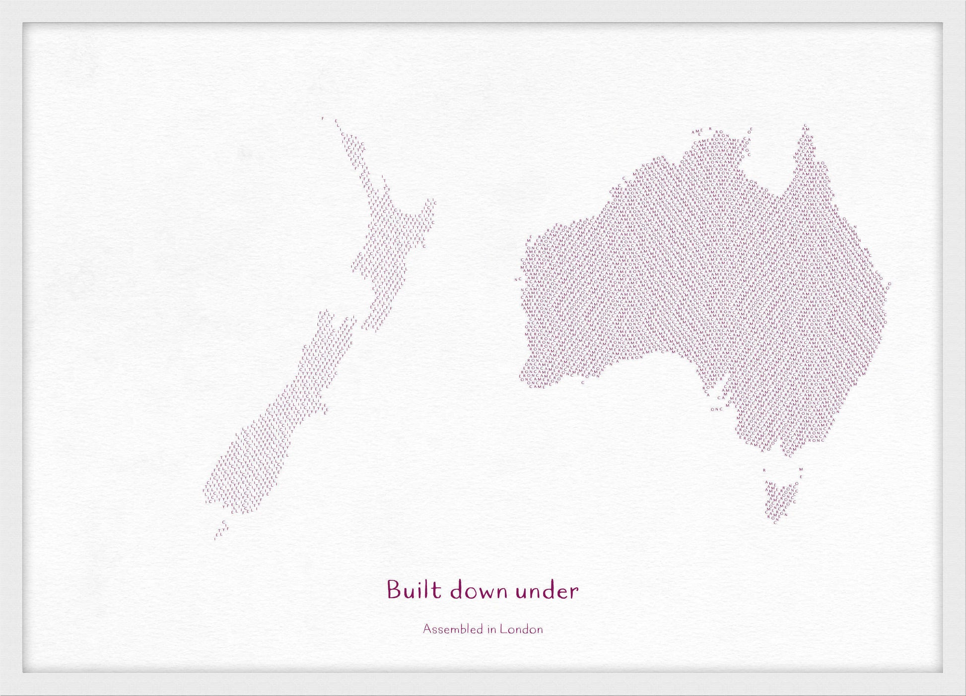 PS01604_S_WDWHI - Personalised Country Name Text Map Print - Plum