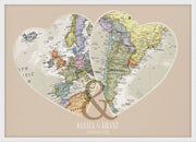 PS01166_3_WDWHI - Personalised Location Map Hearts Print