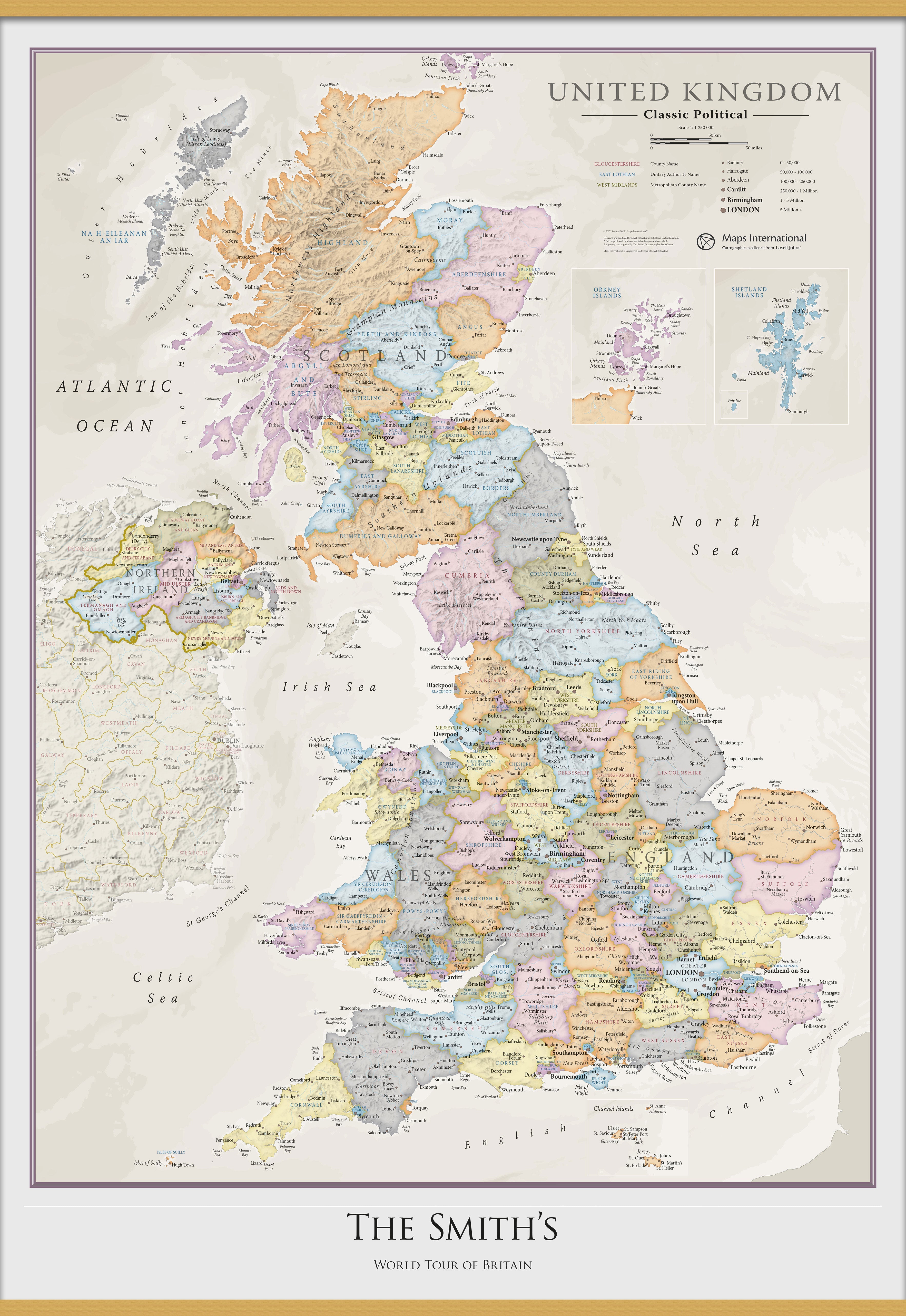 PS01636_L_LWDHB - Personalised UK Classic Wall Map