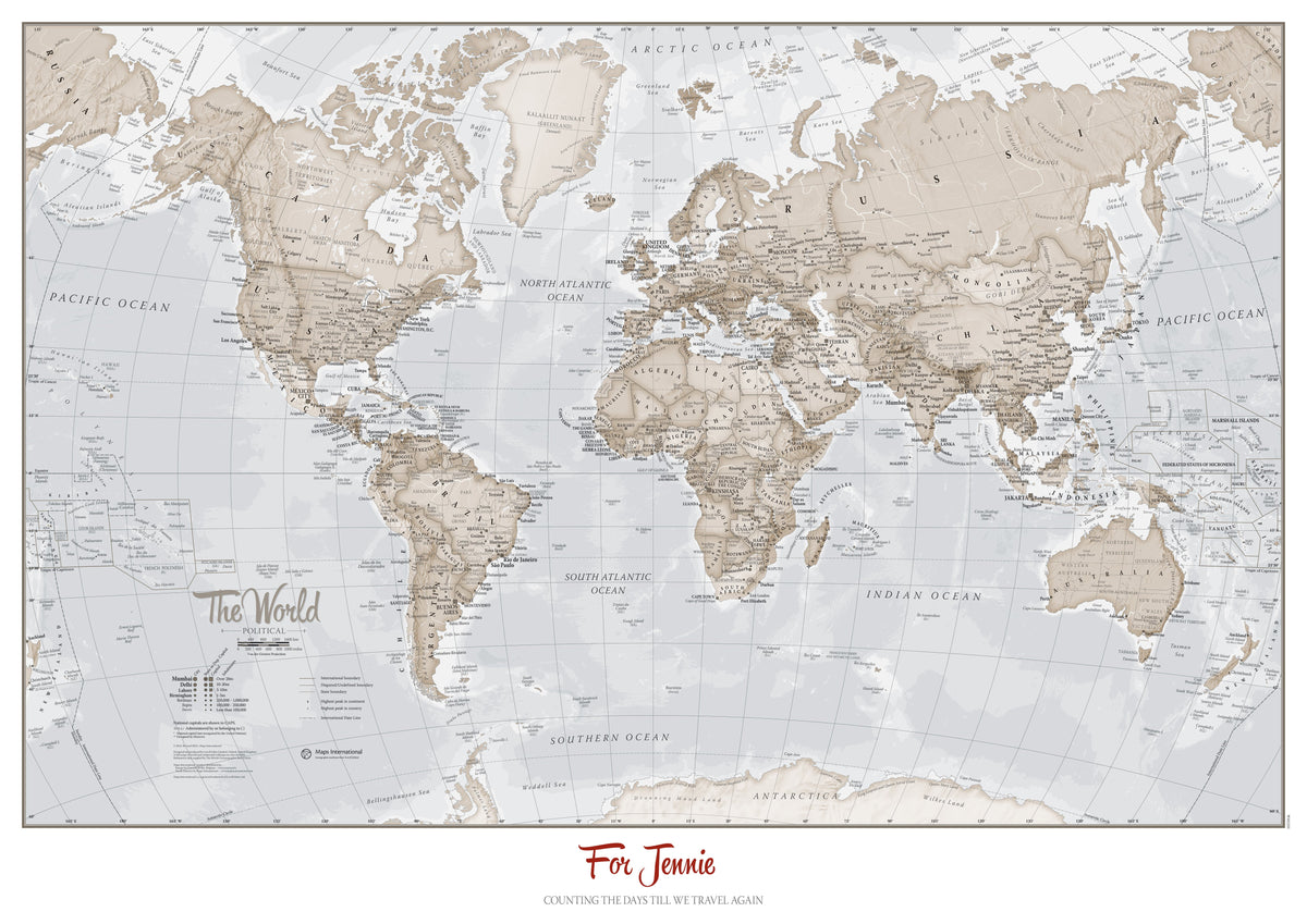 PS00275_S_PAPER Personalised World Is Art Wall Map
