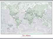 PS01227_L_LAMHB - Personalised World Is Art - Wall Map Rustic