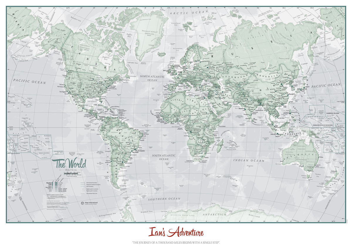 PS01227_S_PAPER Personalised World Is Art Wall Map Rustic