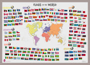 LS00625_M_MGFAL - Primary Flags of the World poster