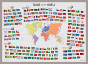 LS00625_M_PINAL - Primary Flags of the World poster