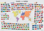 LS00625_M_PAPER - Primary Flags of the World poster