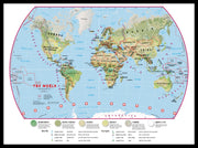 WM00415_S_PINBL - Primary World Wall Map Environmental