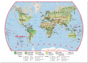 WM00415_S_PNBRD - Primary World Wall Map Environmental