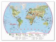 WM00415_S_CANVA - Primary World Wall Map Environmental