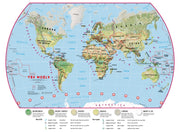 WM00415_L_PAPER - Primary World Wall Map Environmental