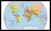 WM00797_M_PINBL - Primary World Wall Map Political