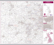 UK00784_L_LAMHB - Reading Postcode Sector Map