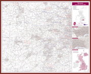 UK00784_L_LBDOK - Reading Postcode Sector Map