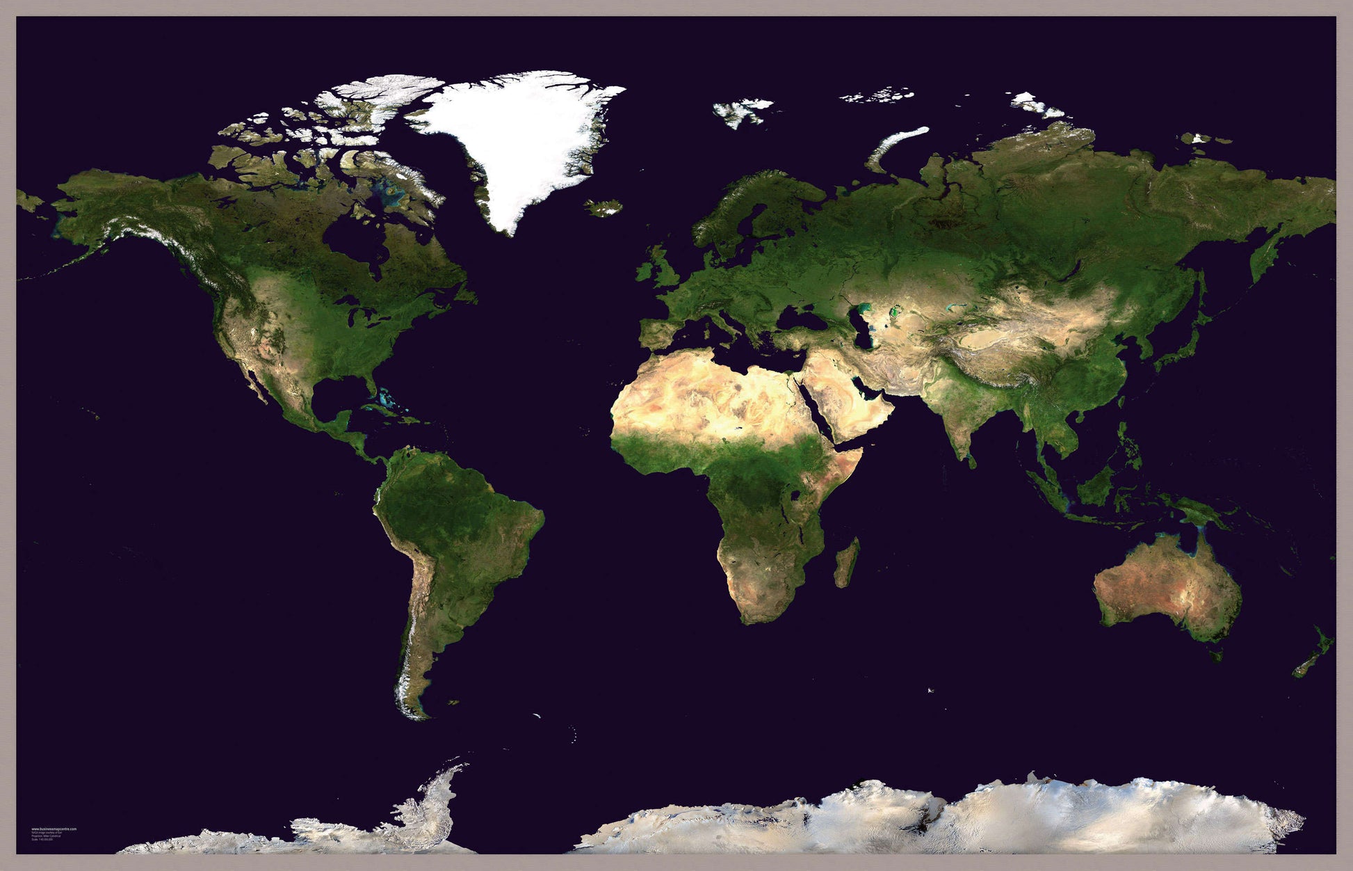 WM00875_H_MGFAL - Satellite Map of the World