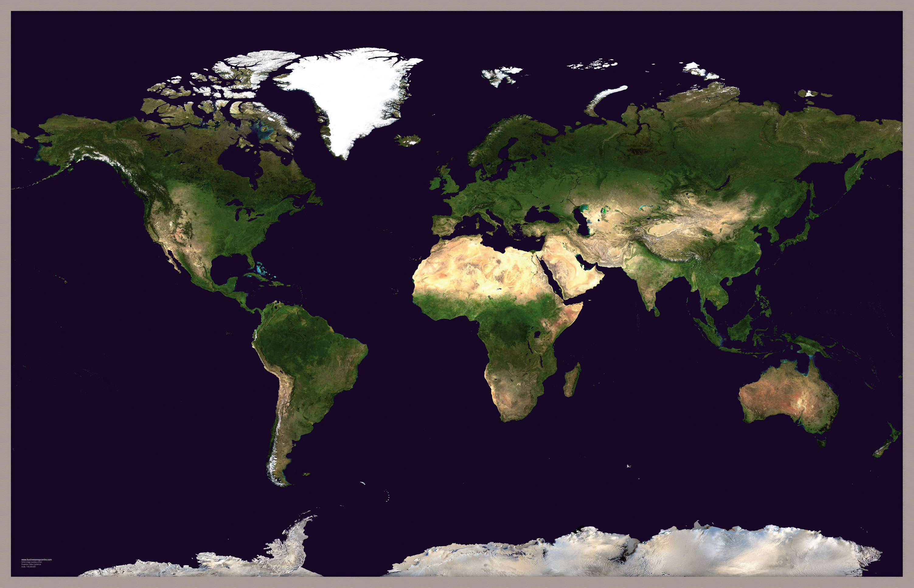 WM00875_H_MGFAL - Satellite Map of the World