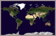 WM00875_S_PINAL - Satellite Map of the World