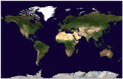 WM00875_L_LMBRD - Satellite Map of the World
