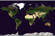 WM00875_L_CANHB - Satellite Map of the World