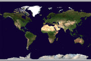 WM00875_L_LAMHB - Satellite Map of the World
