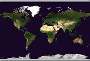 WM00875_M_CANHB - Satellite Map of the World