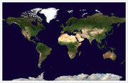 WM00875_S_WDWHI - Satellite Map of the World
