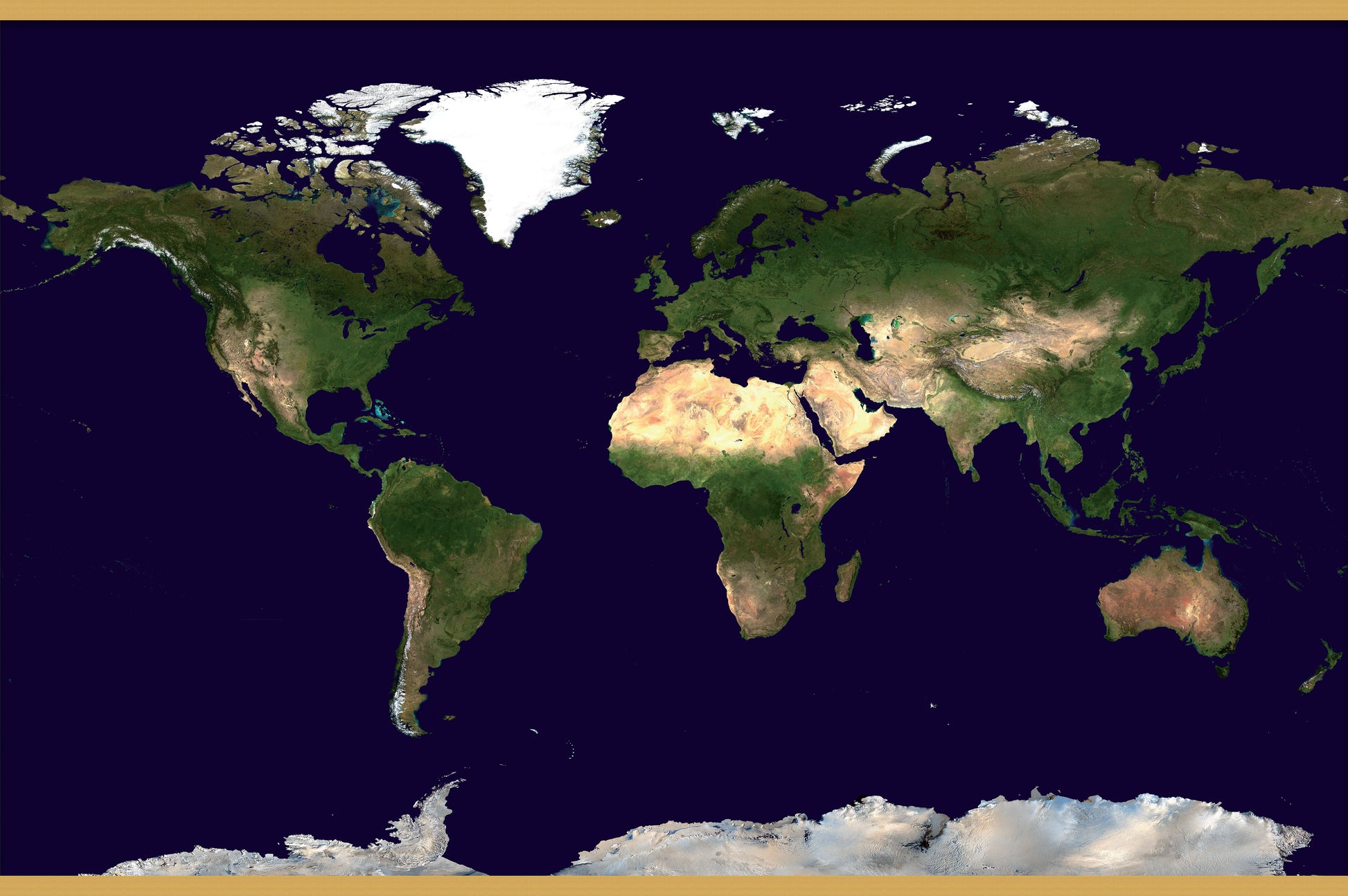 Satellite Map Of The World Wooden Bars Lwdhb 1