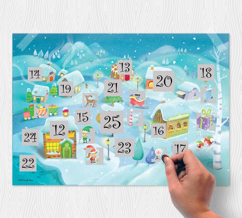 LS01489_3_SILKP - Scratch North Pole Advent Calendar