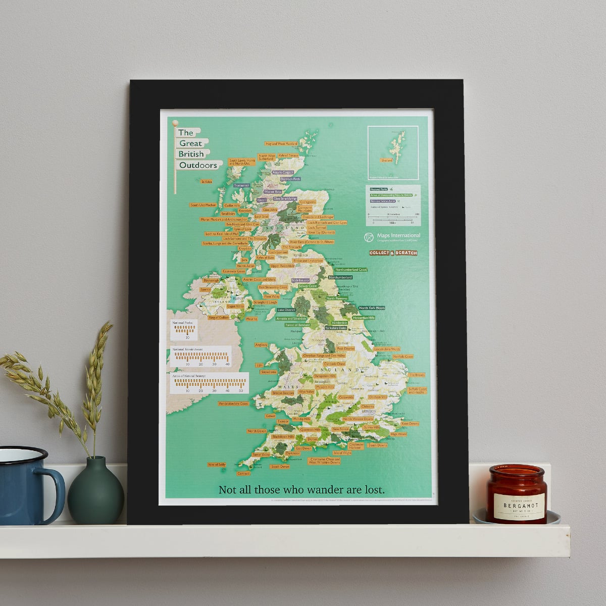 UK01711_3_BWOAK - Scratch Off British National Parks & Outdoors Print
