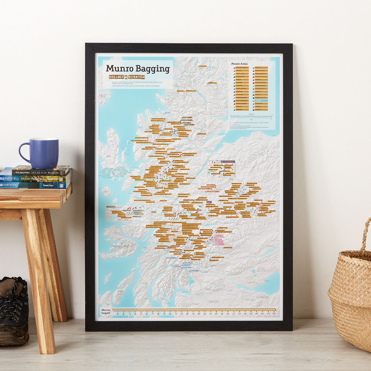 UK01615_M_BWBLA - Scratch Off Munro-bagging Print