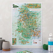 UK01696_S_SILKP - Scratch Off Peak District Rock Climbs Print