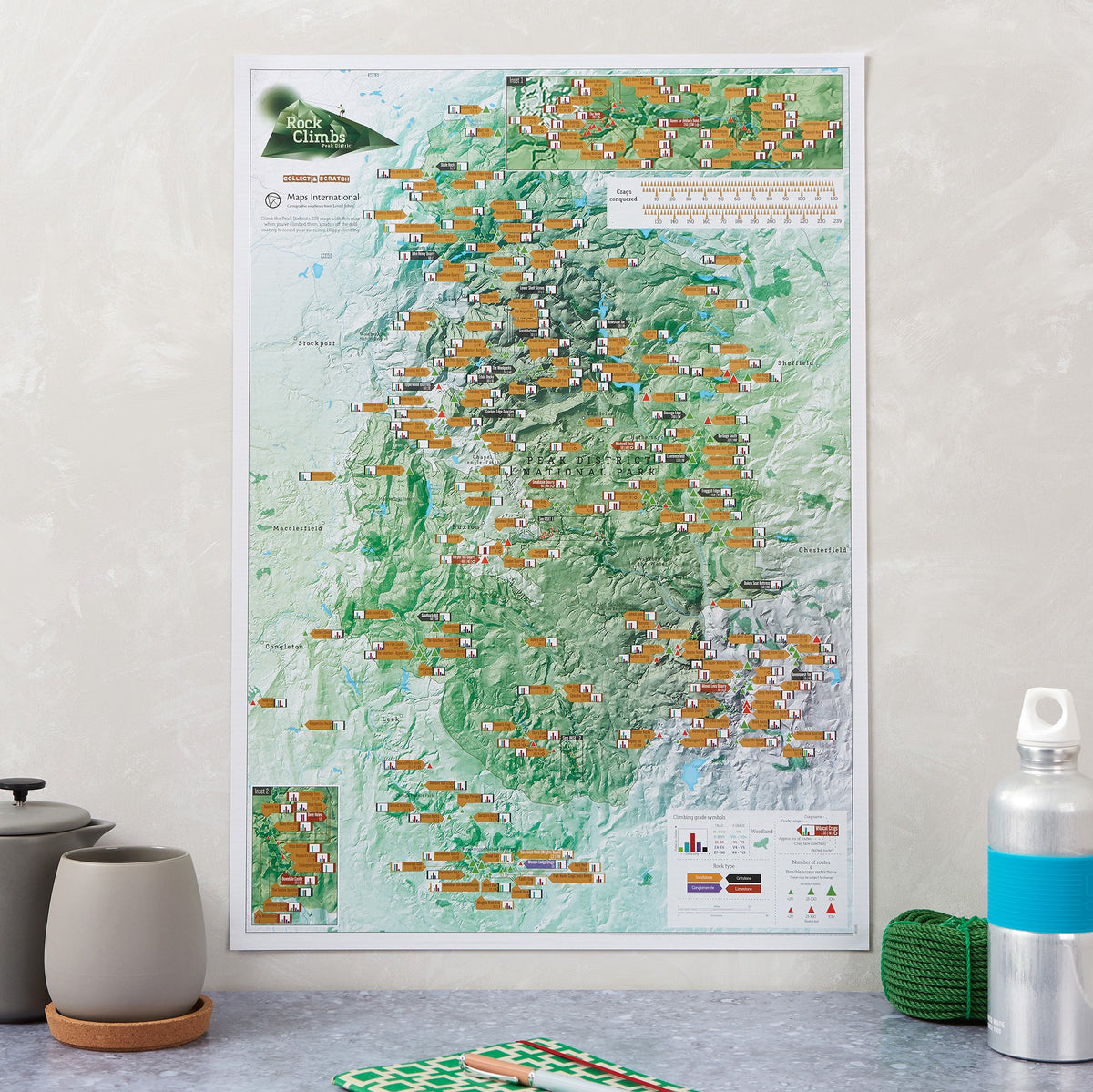 UK01696_S_SILKP Scratch Off Peak District Rock Climbs Print