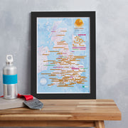 UK01695_3_BWBLA - Scratch Off UK and Ireland Marathons Print