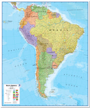 CT00019_LS_LMBRD - South America Wall Map Political
