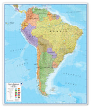 CT00019_LS_CANVA - South America Wall Map Political