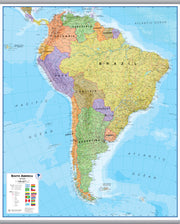CT00019_LS_CANHB - South America Wall Map Political