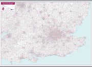 UK00036_L_LAMHB - South East England Postcode District Map