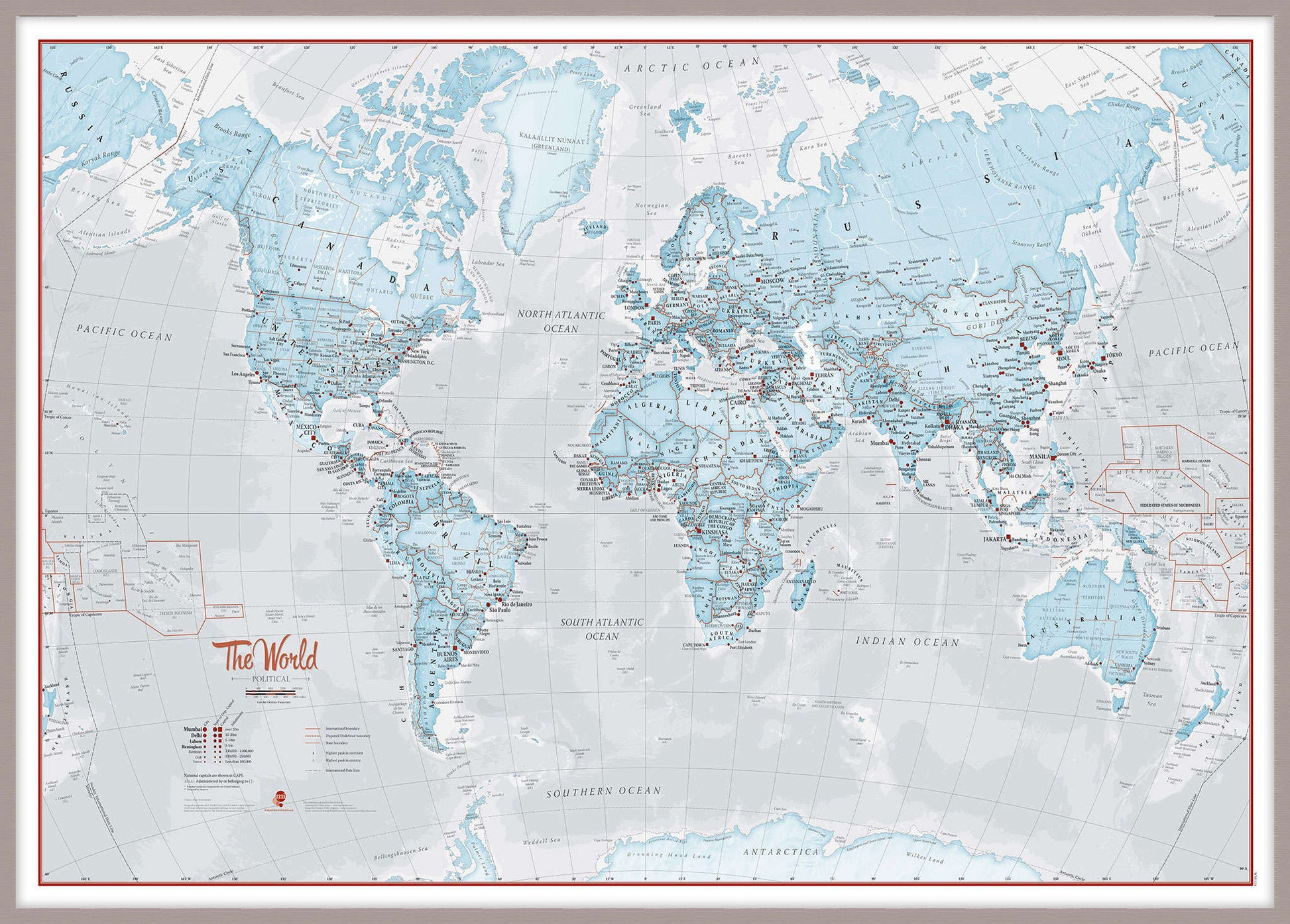 WM01226_H_LBDAL - The World Is Art - Wall Map Aqua
