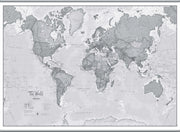 WM01643_L_CANHB - The World Is Art - Wall Map Grey