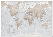 WM00275_H_LMBRD - The World Is Art - Wall Map Neutral
