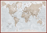 WM00275_H_LBDOK - The World Is Art - Wall Map Neutral
