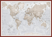 WM00275_S_PINOK - The World Is Art - Wall Map Neutral