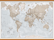 WM00275_L_CWDHB - The World Is Art - Wall Map Neutral
