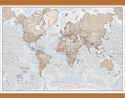 WM00275_M_CWDHB - The World Is Art - Wall Map Neutral