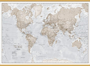 WM00275_S_LWDHB - The World Is Art - Wall Map Neutral